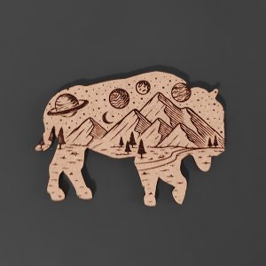 Bison Plains Magnet