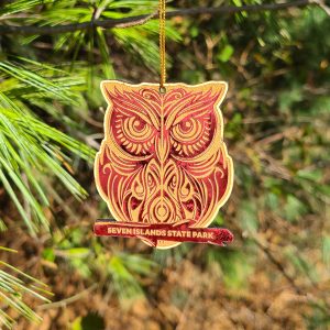 Shimmering Owl Ornament