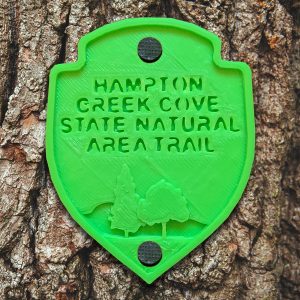 State Natural Area Trail Markers