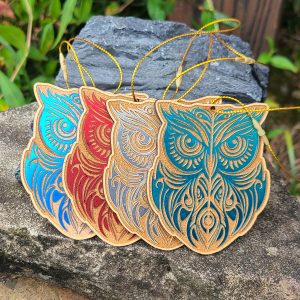 Shimmering Owl Ornament